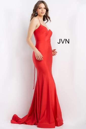 Jovani JVN07643 #4 Red Ivory Hot Pink Light Blue thumbnail