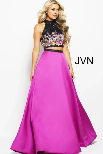 Jovani 59350 #1 Black/Fuchsia thumbnail