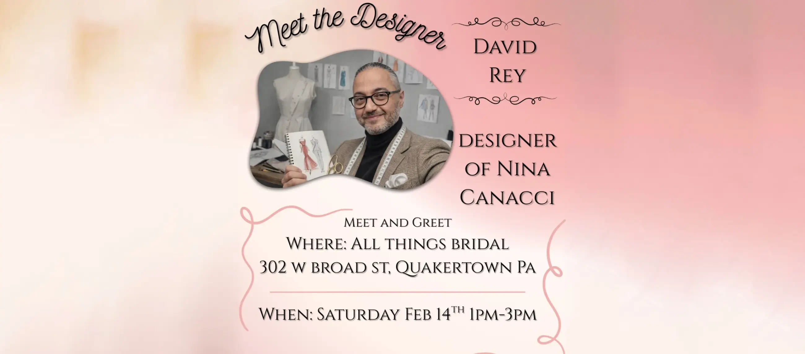 Meet the designer event - david rey